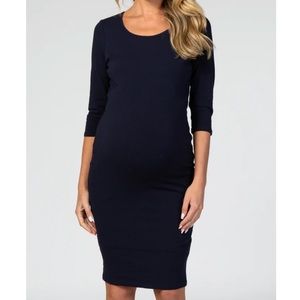 pinkblush fitted maternity dress | size medium